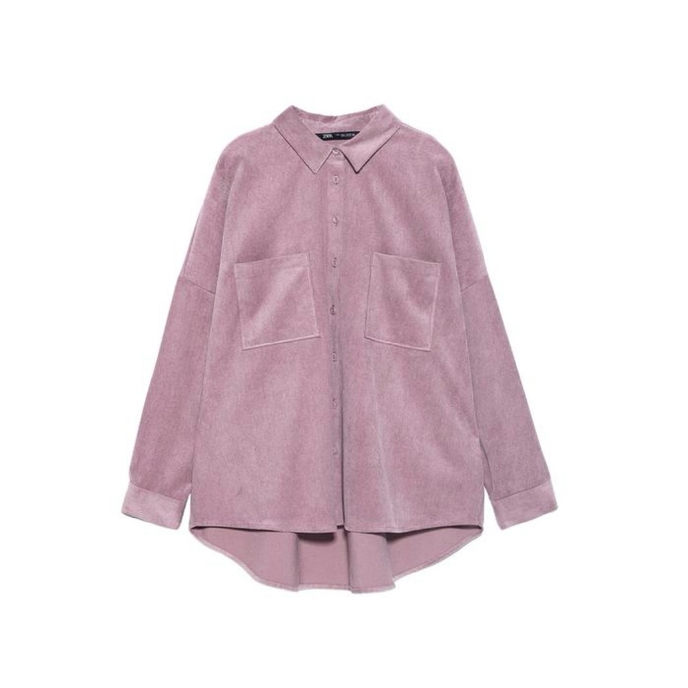 Zara Corduroy Shirt with Pockets